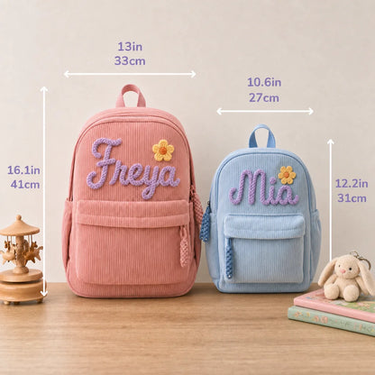Personalized Hand-Knitted Kids Backpack