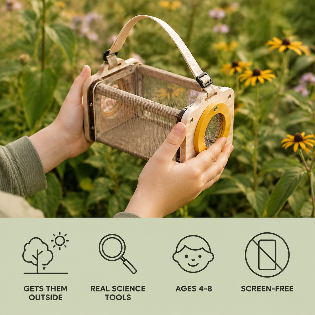 Nature Explorer Kit benefits for outdoor, screen-free play